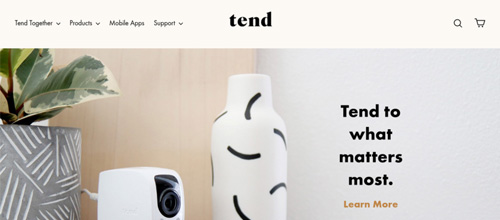 Tend Insights web site